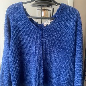 Royal blue sweater